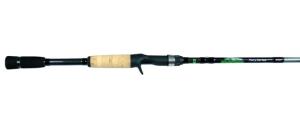 Dobyns Fury Series Rods, 7ft 1pc. 10-17lb, 1/4-3/4oz, Med/Hvy Power Fast Action, Black/Green, FR 703C