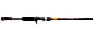 Dobyns Colt Series Rods, 7ft, 1pc. 10-17lb, 1/4-3/4oz, Med/Hvy Power Fast Action, Black/Orange, CL 703C