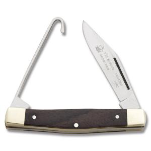 Puma Bird Knife 3.875" with Jacaranda Wood Handles and Stainless Steel Plain Edge Blades Model 6410676W