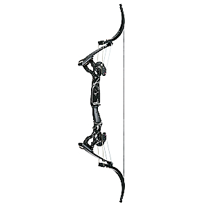 Oneida Eagle Osprey Lever Action Bowfishing Bow - Right Hand - 26-28.5'' - Black Dead Fin Matte