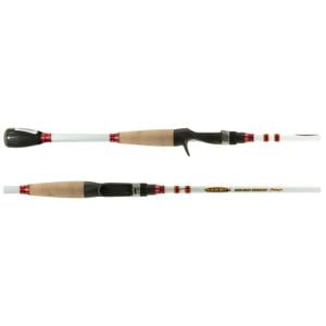 Duckett Fishing Micro Magic Pro Casting Rods, Med, White, 6ft6in, DFMP66M-C