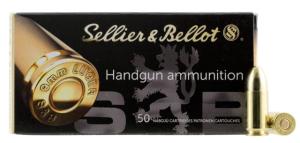 Sellier & Bellot SB9A Handgun 9mm Luger 115 Gr Full Metal Jacket FMJ 50 Bx/ 2