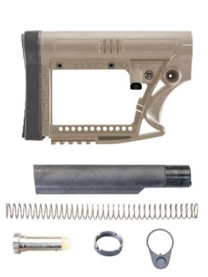 Luth-AR MBA-4 Stock Assy. with Commerical .223 Kit, Flat Dark Earth, MBA-4FK-C