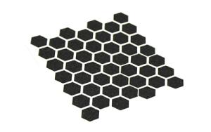 Hexmag HXGTBLK Grip Tape with Black Finish &amp; Hexagon Shape for Hexmag Magazines 46 Per Sheet