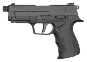 Retay USA RXP22BLK10TH RXP 22 LR 10+1 4" Black Threaded Barrel Black Cerakote RMR/RMSc Optic Ready/Serrated Slide & Polymer Frame With Accessory Rail Textured Grip