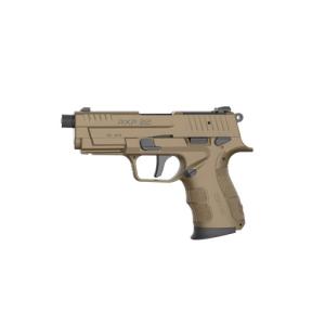 Retay USA RXP22FDE10TH RXP  22 LR 10+1 4" Black Threaded Barrel, Flat Dark Earth Cerakote RMR/RMSc Optic Ready/Serrated Slide, Flat Dark Earth Cerakote Polymer Frame w/Accessory Rail, Textured Grip