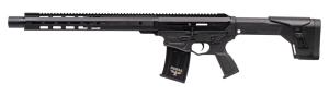 Panzer Arms AR12 G5 Tactical, Semi-Automatic 12 Gauge Shotgun, 18.5" Barrel, 5rd Magazine, Flip Up Sights, Long Handguard, Black - PAAR12BLF