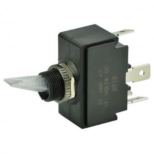 BEP Marine SPST Lighted Toggle Switch - Red LED - 12V - ON/OFF, 1001906