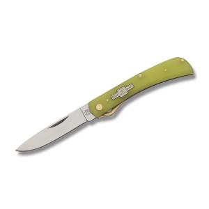 Rough Rider Work Knife Linerlock 3.50" with Glow Synthetic Handles and 440A Stainless Steel Plain Edge Blades Model Rr1427