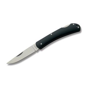 Rough Rider Lockback 4" with Black Composition Handle and 440A Stainless Steel Plain Edge Blade Model RR1472