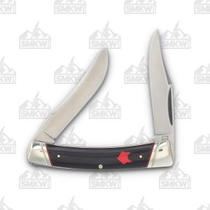 Rough Ryder Black and Red G-10 Large Moose Folding Knife