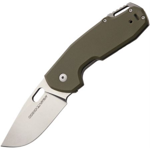 Viper Knives 918GG Odino N690 Bohler Stonewashed Folding Pocket Knife with Green G-10 Front Handle
