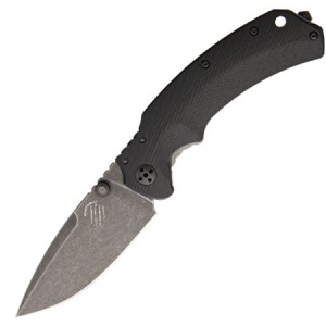 Bastinelli Knives S02 R.E.D. Folder Dark Stonewashed Framelock Pocket Knife