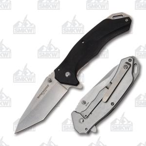 Winchester Tanto Assisted Opening Framelock 7Cr17MoV Stainless Steel Blade G-10 Handle