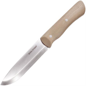 Real Steel 3726 Bushcraft III Knife with Coyote Tan G10 Handle