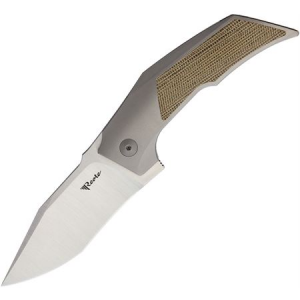 Reate 089 T3000 Framelock Micarta Gray