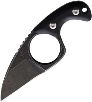 Fred Perrin Shorty Neck Knife Black