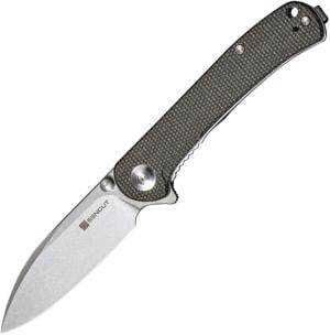 SENCUT Scepter Linerlock Grn Micarta SA03F