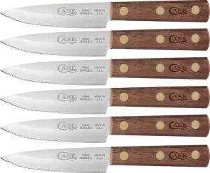 Case Steak Knife Set Walnut