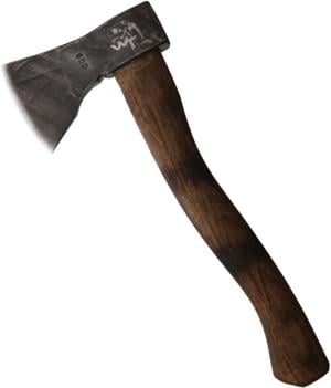 Wander Tactical Drakkar German Style Axe, 4in, 5160 Carbon Steel, Stained American Hickory Handle, WTDEAX-GERMAN