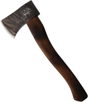 Wander Tactical The Trapper Yankee Axe, 3.25in, 5160 Carbon Steel, Stained American Hickory Handle, WTYAX