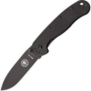 ESEE Avispa Folding Knife  Black FRN Handle Black Coated AUS8