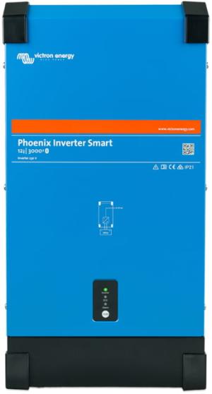 Victron Energy Phoenix Inverter Smart, 12 volts, 3000W, 230 VAC, 50/60Hz, Blue, PIN123020100