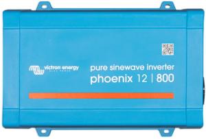 Victron Energy Phoenix Inverter VE.Direct, 12 volts, 800W, 120 VAC, 50/60Hz, Blue, PIN121800500