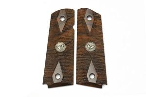 Wilson Combat Grips, Full-Size, French Walnut, Double Diamond, French Walnut, 351F