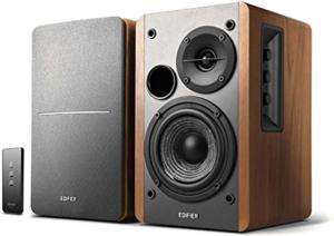 Edifier R1280T Powered Bookshelf Speakers, Brown, 4001345