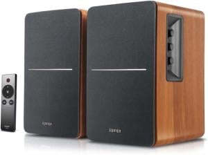 Edifier R1280Ts Powered Bookshelf w/Sub Out Speaker, Brown, Medium, 4004957