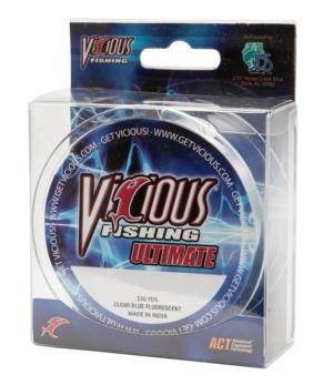 Vicious Ultimate Mono 12lb 330yd Clear/Blue, VCB12