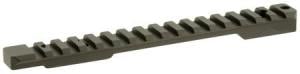 Talley Manufacturing  Picatinny Rail Base Black For Remington 700 with Long action with 20 MOA