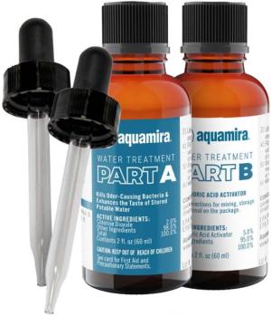 Aquamira Water Treatment Drops w/Droppers, 2oz, 67206