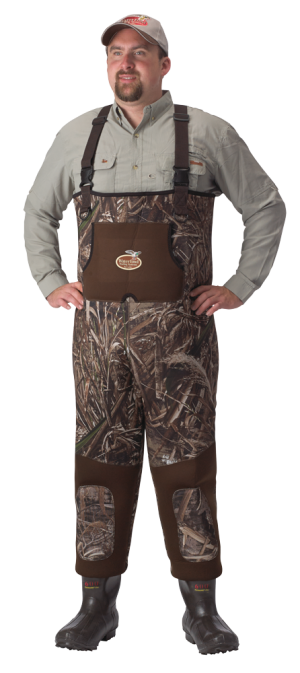 Caddis Systems Chest Wader Realtree MAX-5 Neoprene Bootfoot Size-12