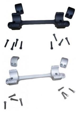 DNZ Products Game Reaper Scope Mount - Winchester Model 70 Long Action, Medium Ring, 0 MOA, Hand, 1 in Tube, Black Matte, 18600