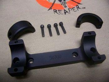 DNZ Products Game Reaper Scope Mount - Savage Flat Back Receiver, Medium Ring, Left Hand, 1 in Tube, Black Matte, 24200
