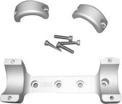 DNZ Products Game Reaper Scope Mount - Sako A7 Long Action, Medium Ring, 30 mm Tube, Silver, 26650S