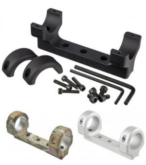 DNZ Products Game Reaper Scope Mount - CVA Rifle, Extra High Ring, 1 in Tube, Silver, 10035S