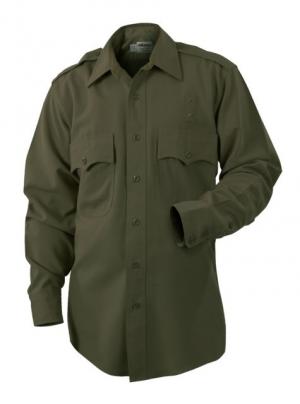 Elbeco Women's, Forest Green, La County Sheriff, Long Sleeve, Plain Pocket - 4657-36