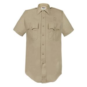 Elbeco LA County Sheriff Short Sleeve Poly/Wool Shirt - Mens, 16.5 in, Silver Tan, 5030-16.5