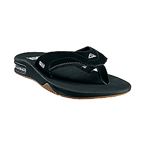 Reef Fanning Signature Series Sandals for Men - Black/Silver - 10M
