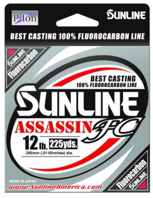 Sunline Assassin FC Fluorocarbon Line 8lb 225yd Clear, 63042300
