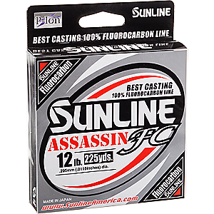 Sunline Assassin FC Fluorocarbon Fishing Line - Clear - 10 lb