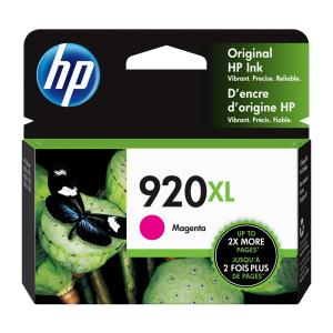 HP 920XL High Yield, Fade-Resistant, and Vivid Color Magenta Original Ink Cartridge (700 Pages)
