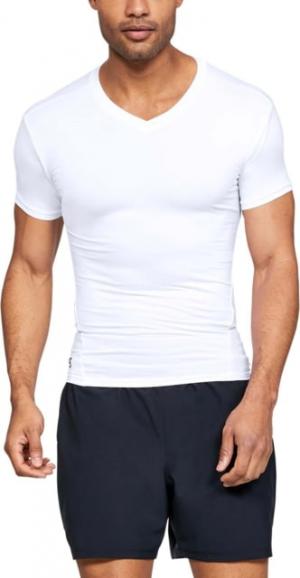 Under Armour Tactical HeatGear Compression V-Neck T-Shirt - Men's, White, 3X-Large, 12160101003X