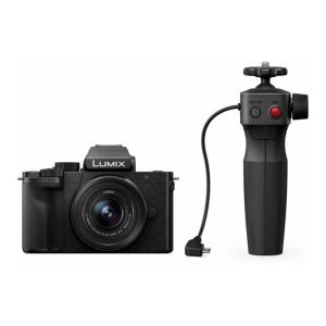 Panasonic LUMIX G100 4K Mirrorless Camera with 12-32mm Camera Lens and Tripod Grip Vlogging Kit in Black