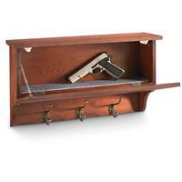 CASTLECREEK Gun Concealment Wall Shelf with Hooks 885344695910