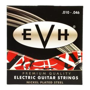 EVH Premium Nickel Plated, Durable, Sweet Sounding and Smooth Electric Guitar Strings (.010 - .046) in Silver