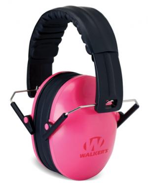 Walkers Game Ear GWPFKDMPK Passive Baby & Kids Folding Earmuff 23 dB Pink